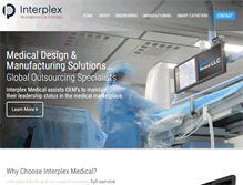 Tablet Screenshot of interplexmedical.com